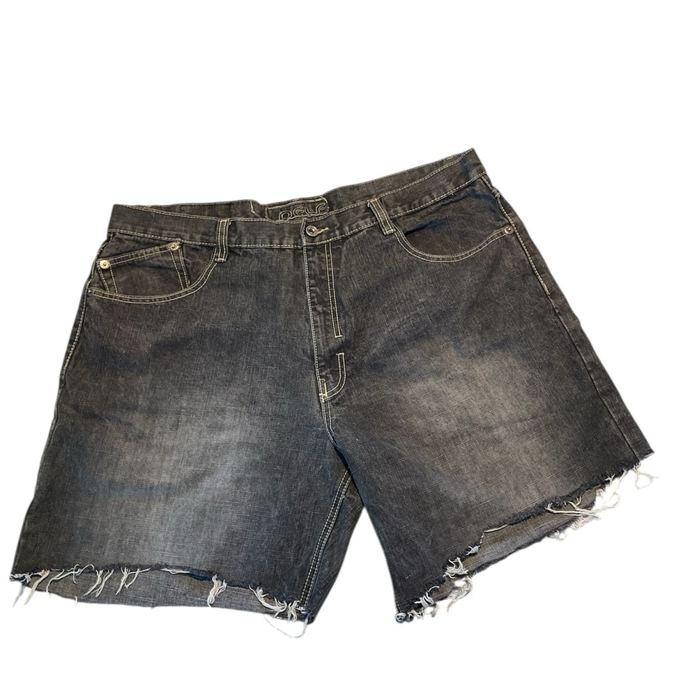 100% cotton Vintage Delf shorts Mens W42 Size Blue Denim Baggy Hip Hop